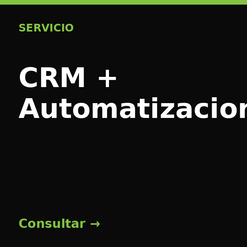 CRM + Automatizaciones