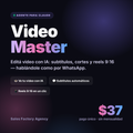 Video Master — agente de edición de video con IA para Claude, $37 pago único